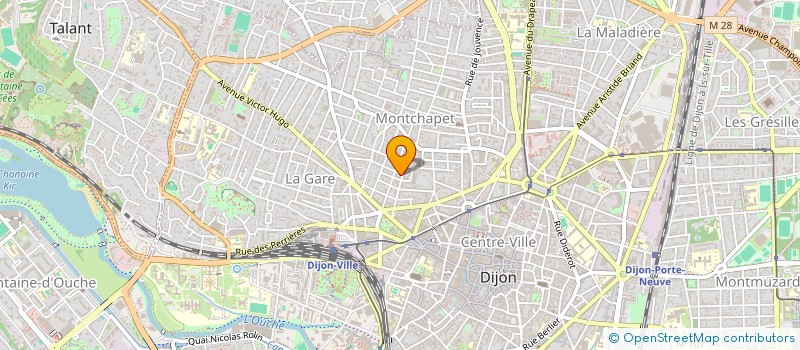 localisation de l'entreprise ARVE à DIJON