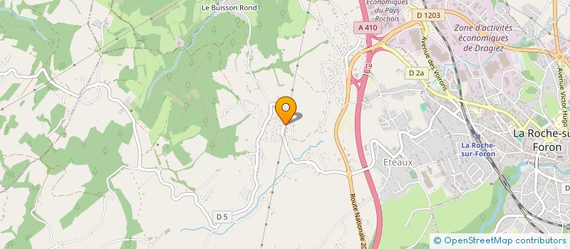 localisation de l'entreprise ARVE'ENTURE  ETAUX