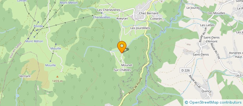 localisation de l'entreprise ARVE MANUTENTION SERVICE  SAINT-JEOIRE