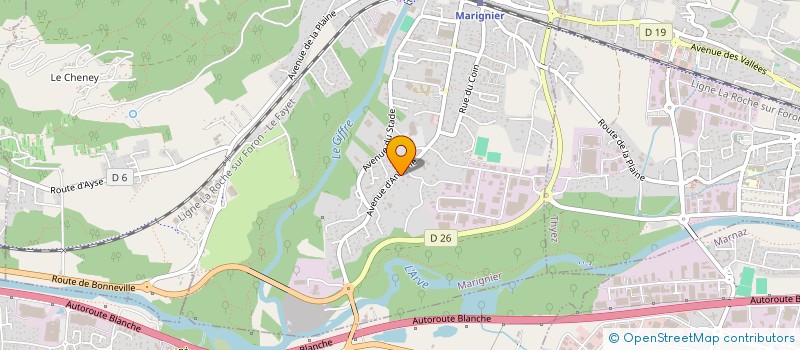 localisation de l'entreprise ARVE RENOV à MARIGNIER
