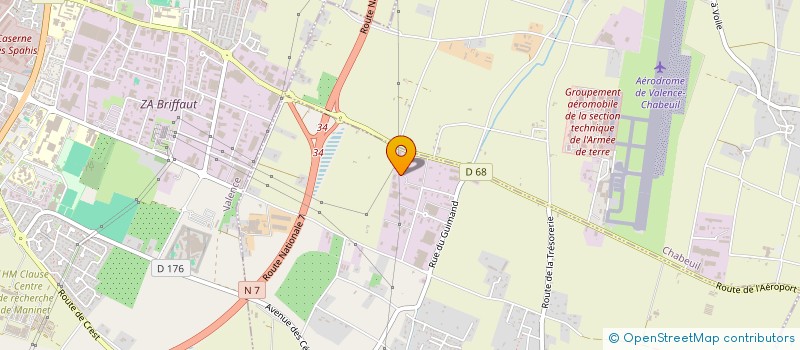 localisation de l'entreprise ARVEN à MALISSARD