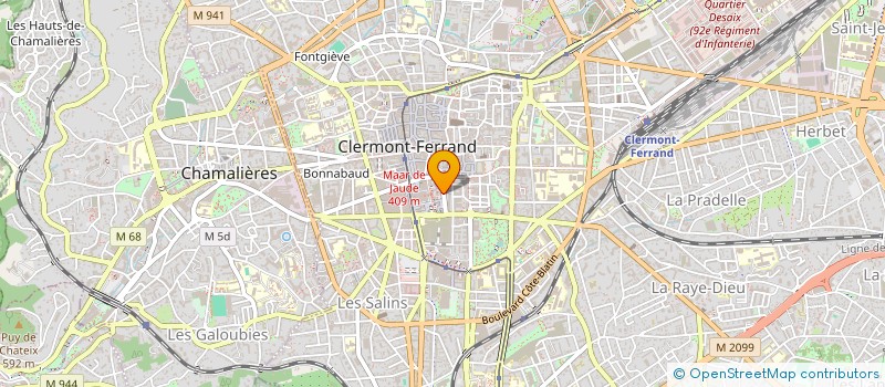 localisation de l'entreprise ARVEN SIX  CLERMONT-FERRAND