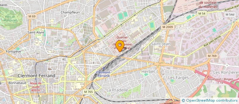 localisation de l'entreprise ARVENE SHOOTHOUSE  CLERMONT-FERRAND