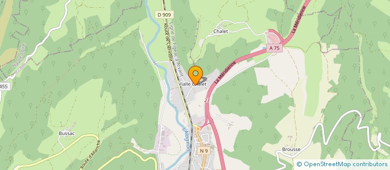 localisation de l'entreprise ARVERN'ENERGIES DEVELOPPEMENT IMMOBILIER à MASSIAC