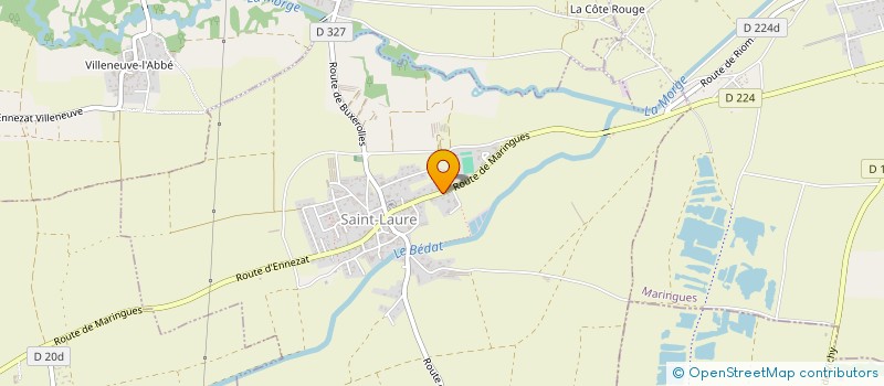 localisation de l'entreprise ARVERN GESTION IMMO  SAINT-LAURE