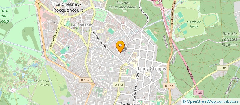 localisation de l'entreprise ARVERNA  LE CHESNAY-ROCQUENCOURT