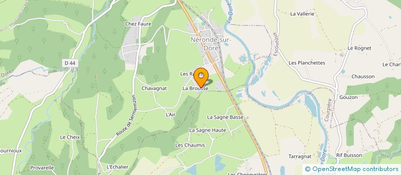 localisation de l'entreprise ARVERNE CONCEPT à COURPIERE