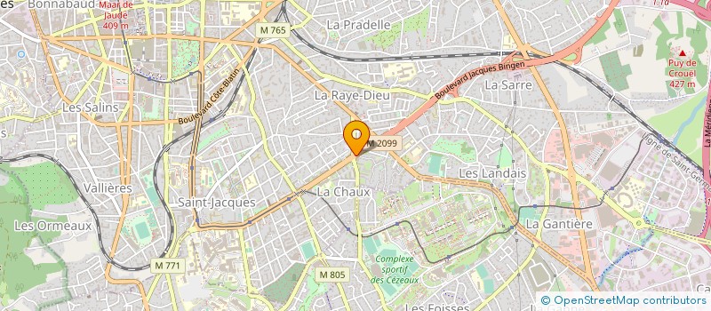 localisation de l'entreprise ARVERNE FENETRE DESIGN à CLERMONT-FERRAND
