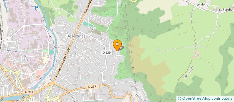 localisation de l'entreprise ARVERNE FITNESS BREZET  CLERMONT-FERRAND