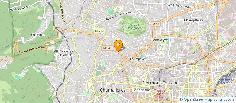 localisation de l'entreprise ARVERNE GOSPEL SINGERS  CLERMONT-FERRAND