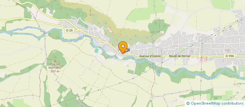 localisation de l'entreprise ARVERNE PARKOUR  PERRIER