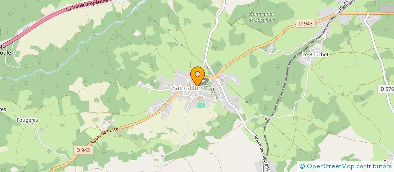 localisation de l'entreprise ARVERNI PANIS  SAINT-OURS