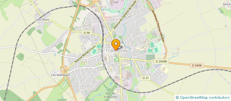 localisation de l'entreprise ARVET à CHANTONNAY