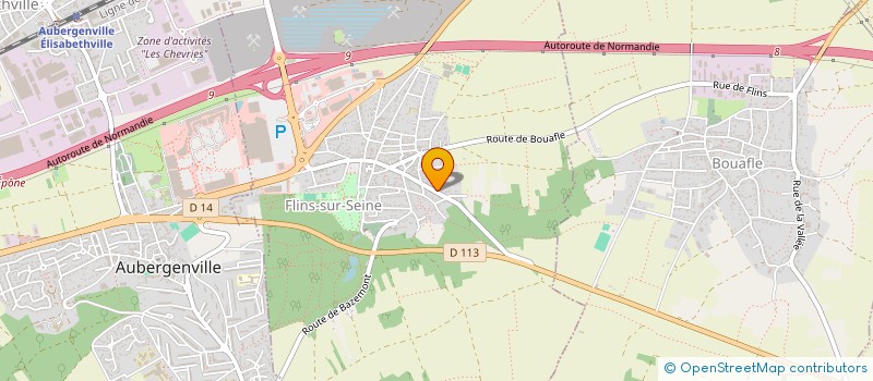 localisation de l'entreprise ARVI  FLINS-SUR-SEINE