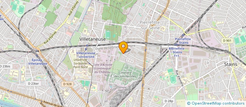 localisation de l'entreprise ARVI à VILLETANEUSE