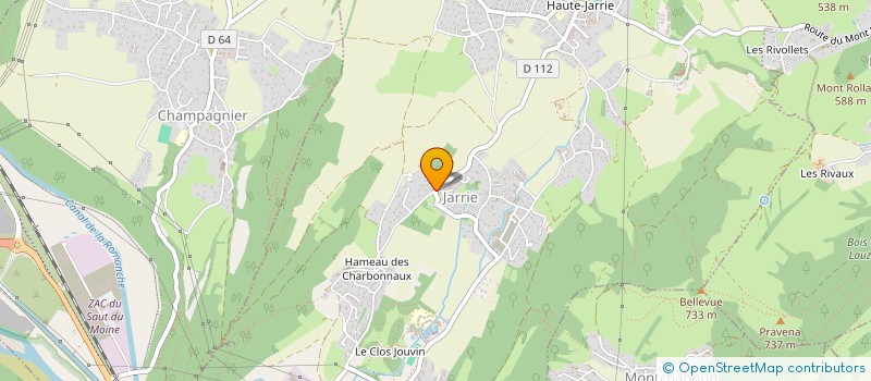 localisation de l'entreprise ARVI à JARRIE