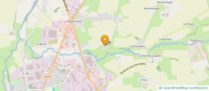 localisation de l'entreprise ARVI  VIRE NORMANDIE