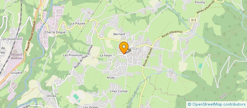 localisation de l'entreprise ARVI'BOIS à SEVRIER