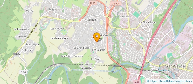 localisation de l'entreprise ARVI COOLED VW (PASSIONNES DE VOLSKWAGEN ANCIENNES REFROIDIES PAR AIR)  POISY