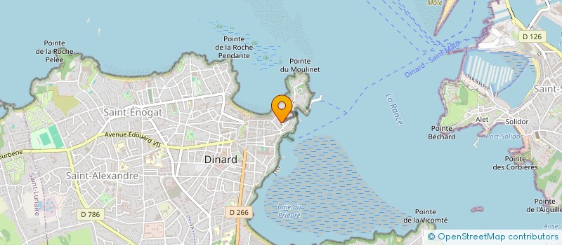 localisation de l'entreprise ARVIC  DINARD