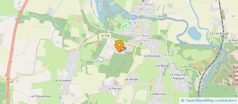 localisation de l'entreprise ARVIE  GUICHEN