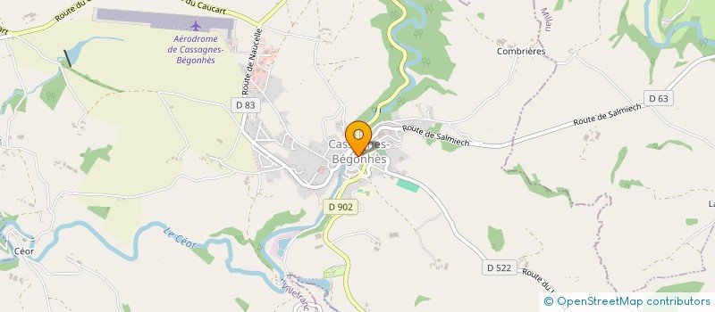 localisation de l'entreprise ARVIEU ART DE VIVRE  ARVIEU