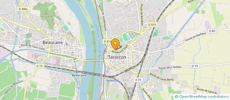 localisation de l'entreprise ARVIN DABADO  TARASCON