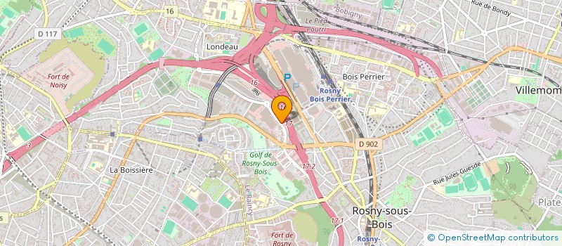 localisation de l'entreprise ARVINVEST  DOMONT