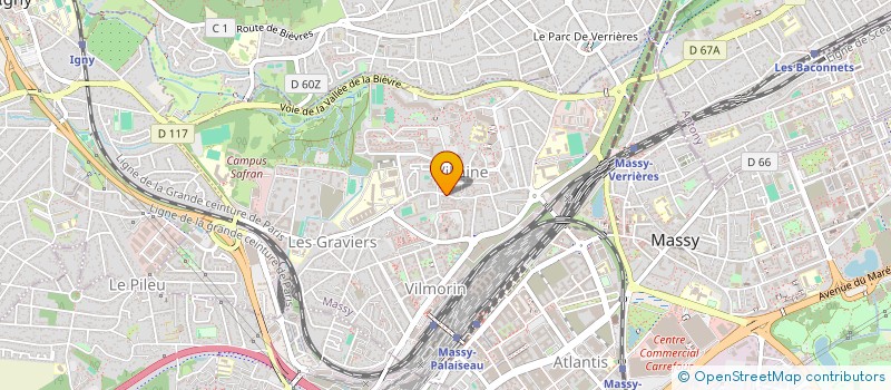 localisation de l'entreprise ARVISPOR à MASSY