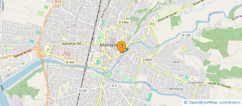 localisation de l'entreprise ARVITA à MONTELIMAR