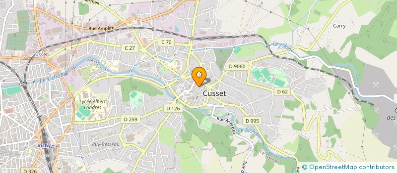 localisation de l'entreprise ARVL DEVELOPPEMENT à CUSSET
