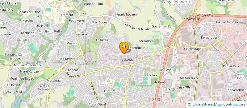localisation de l'entreprise ARVOR AUTO à BREST