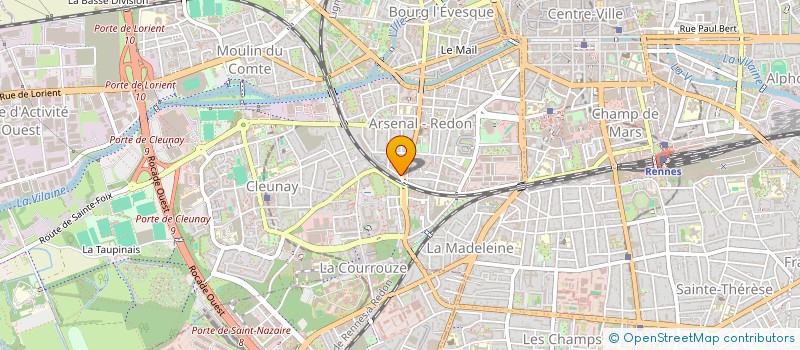 localisation de l'entreprise ARVOR AVOCATS ASSOCIES  RENNES