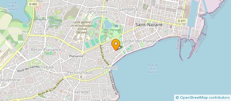 localisation de l'entreprise ARVOR BREIZH  SAINT-NAZAIRE