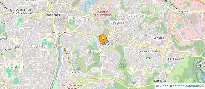 localisation de l'entreprise ARVOR DIAGNOSTIC à VANNES