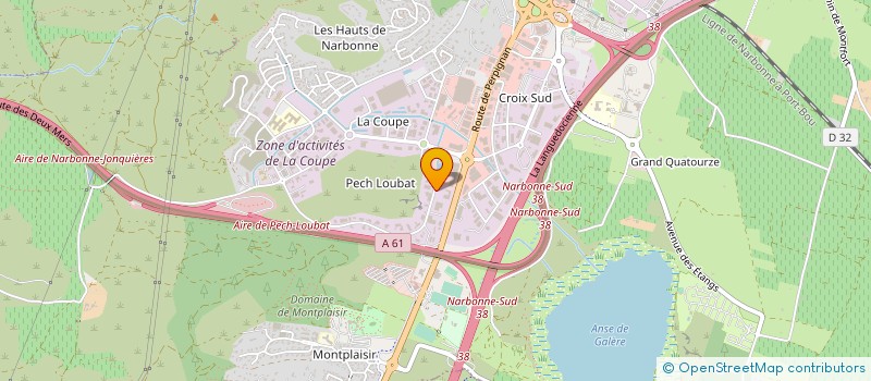localisation de l'entreprise ARVOR IMB à NARBONNE