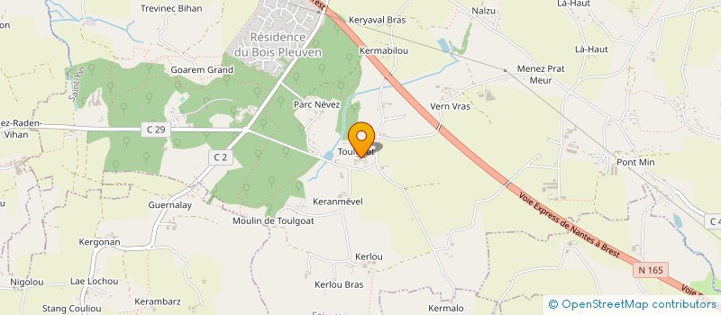 localisation de l'entreprise ARVOR TRACAGE SURFACAGE à SAINT-YVI