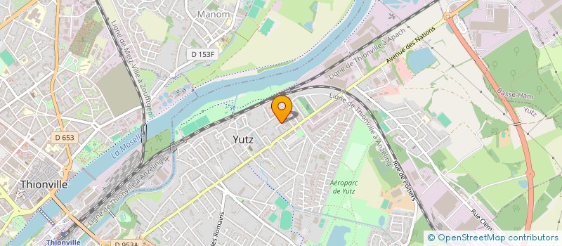 localisation de l'entreprise ARVOR & VOGE  YUTZ