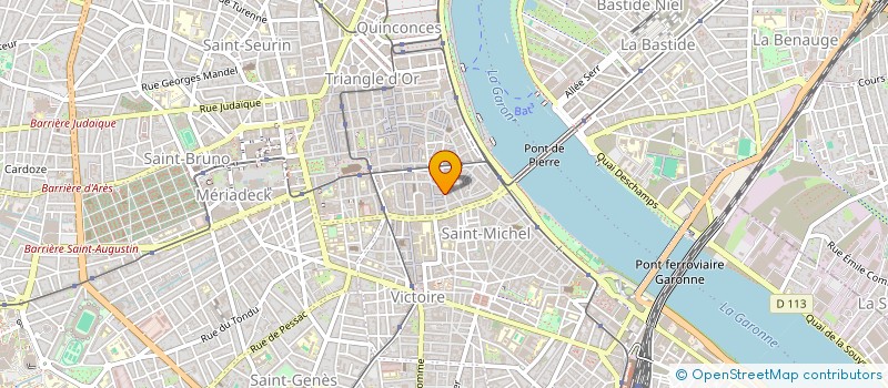 localisation de l'entreprise ARVR INVEST  BORDEAUX