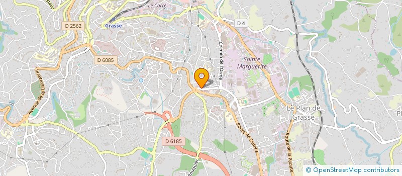 localisation de l'entreprise ARVV à GRASSE