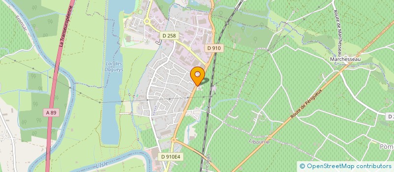 localisation de l'entreprise ARVY & DROUIN SCI  LIBOURNE