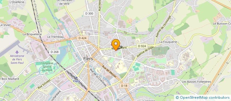 localisation de l'entreprise ARVYTI à FLERS