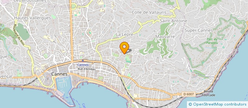 localisation de l'entreprise ARWA  CANNES