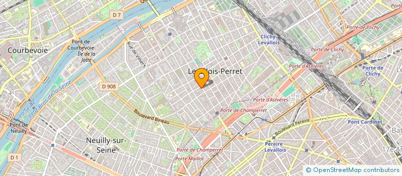 localisation de l'entreprise ARWALD SARL à LEVALLOIS-PERRET