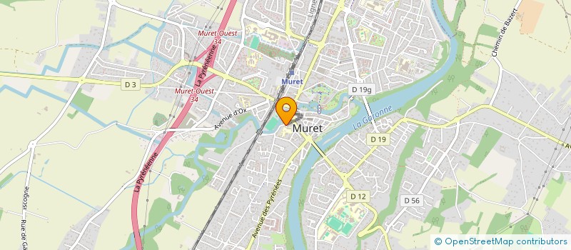 localisation de l'entreprise ARX IMMO  MURET