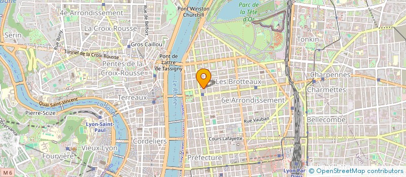 localisation de l'entreprise ARXOM à LYON