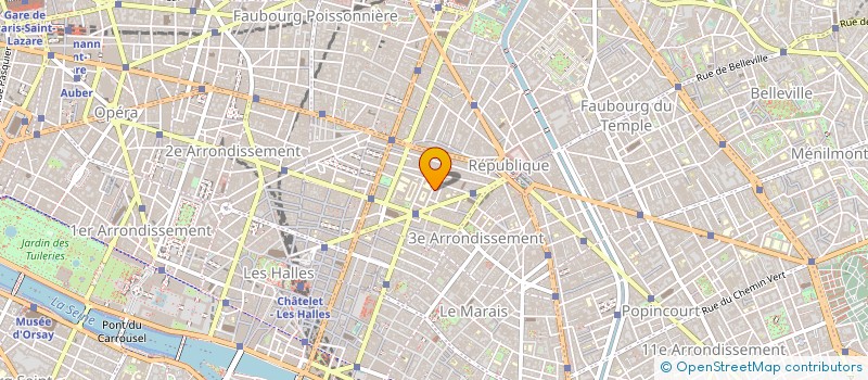 localisation de l'entreprise ARY à PARIS