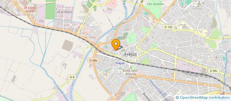 localisation de l'entreprise ARY CO à FREJUS