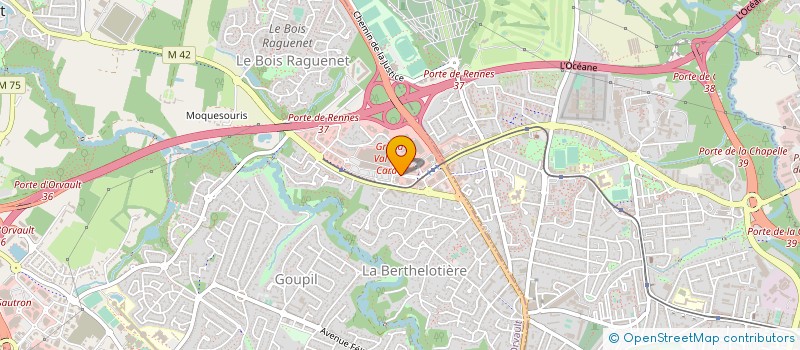 localisation de l'entreprise ARY FOOT à ORVAULT