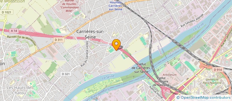 localisation de l'entreprise ARY HARA TRANSPORT à CARRIERES-SUR-SEINE